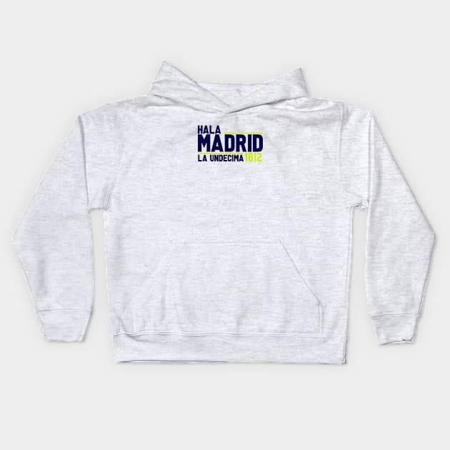 hala madrid Kids Hoodie by THE_WOWNOW